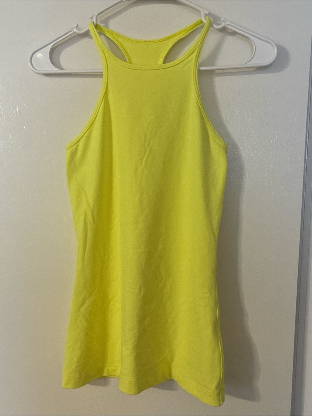 lululemon Neon Yellow Racerback Tank